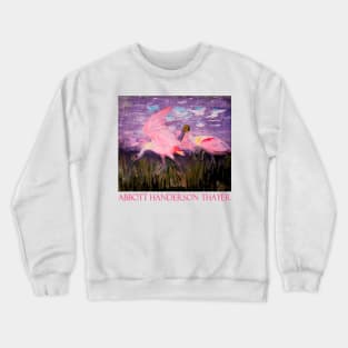 Roseate Spoonbills by Abbott Handerson Thayrer Crewneck Sweatshirt